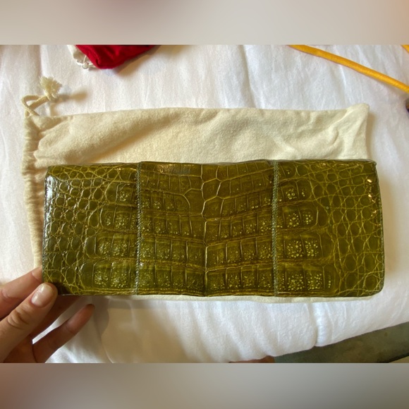 Nancy Gonzalez green Crocodile Leather Handbag - Picture 2 of 6